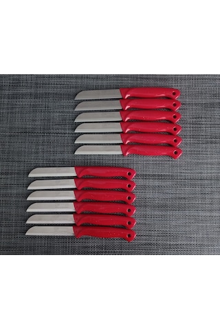 Solingen Meyve Bıçağı Simli Kırmızı