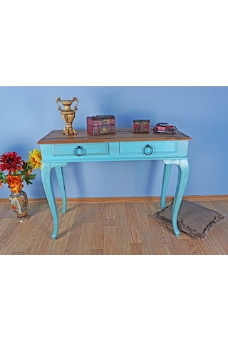 Masifart Diana 100 Cm Çekmeceli Dresuar Çam Tablalı Makyaj Masası Çam