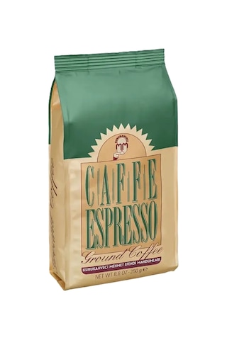 Kurukahveci Mehmet Efendi Espresso Öğütülmüş Folyo Paket 250 G