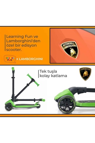 Yeşil Scooter Işıklı Tekerlek Lb2005 Renksiz