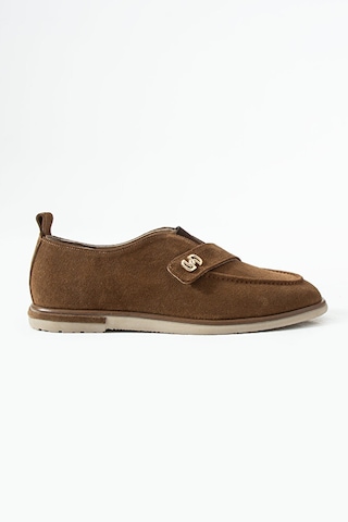 Dericia Shoes Glamour Hakiki Deri Süet Kadın Günlük Rahat Casual Ayakkabı Turuncu