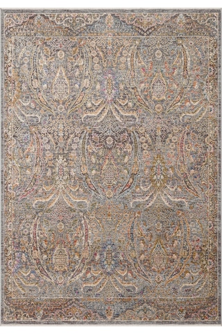 Sofıa Sof 03 Multy Geleneksel El Dokuması Uşak Halı Desenlerine Sahip Vintage Eskitme Tarzı Salon Halısı Oturma Odası Halısı Multi 3