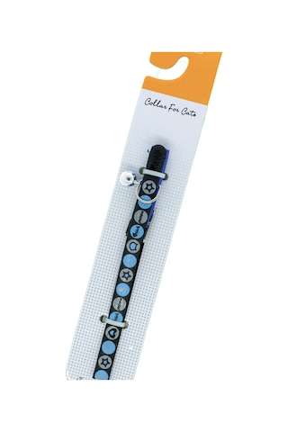 Luxury Paws Kedi Boyun Tasması Reflektif Mavi 10mm-32CM