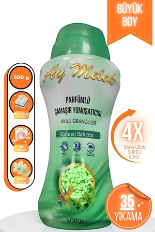 Çamaşır Parfümü 500gr Granül Parçacıklı Çamaşır Yumuşatıcısı Cennet Bahçesi