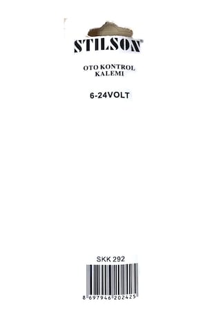 Stilson Araç Oto Elektrik Kontrol Kalemi 6 24 Volt Dövme Uçlu