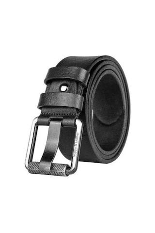 Siyah 4.5 Cm Lüks Kot Kemeri