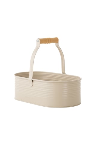 Mudo Home Roma Kulplu Düzenleyici Mat Bej 32x18x26 Cm 1484706