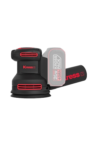 Kress KUD20.9 20V 125 MM Kömürsüz Profesyonel Eksantrik Solo Zımpara