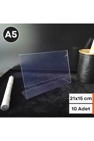 10 Adet Pvc Etiketlik Menülük Broşürlük 10x15 Cm Halı Mobilya Ürün