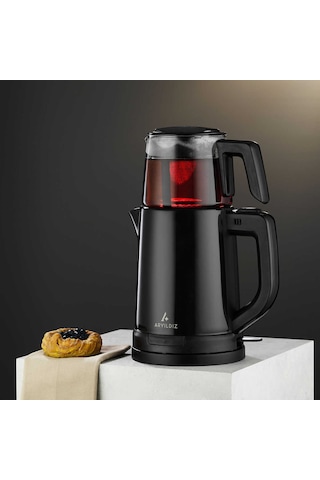Aryıldız Tea Joy 1.8 L Çay Makinesi Siyah