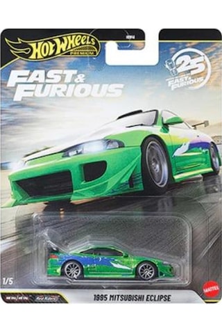 Hot Wheels Premium Fast & Furious 25.yıl 995 Mitsubishi Eclipse Hnw46 Jhw68-la10 Çok Renkli