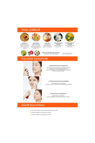 Missha Bee Pollen Renew Treatment Arı Poleni İçeren Yoğun Besleyici & Nemlendirici Sprey Mist 150 ML