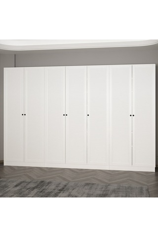 Minar Kale 210 Cm 7 Kapaklı 5b Raf Portmanto Byz Mbr Panjur Byz