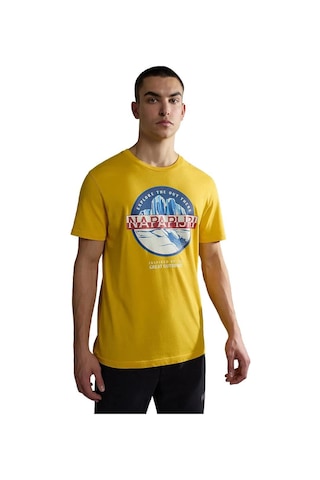 Napapijri S-forsteri Erkek T-shirt - Np0a4hm6y1h1-72 Sarı