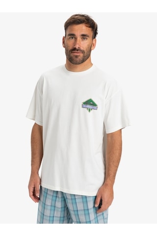 Quiksilver Crystal Jet Erkek Beyaz Tişört Eqyzt08023 Beyaz