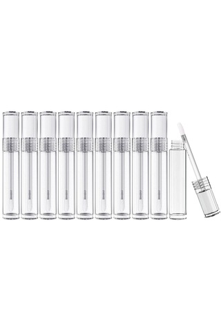 Suntek 10 Dudak Parlatıcısı Şişeleri Doldurulabilir Mini Temizlemek