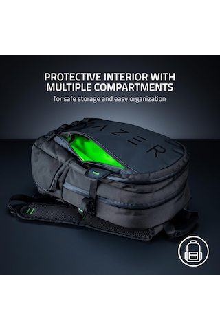 Razer Rogue V3 Sırt Çantası 15,6" Black Edition - Kompakt Seyah Diğer