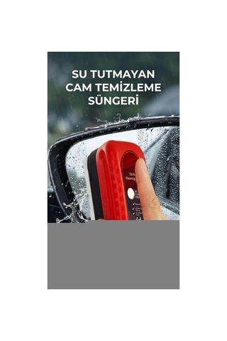 Buğz Su İz Bırakmayan Araç Camı Temizleme Süngeri, Pratik Kullanım Diğer
