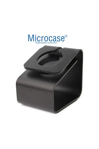 iOS Uyumlu Watch Seri 6 44 Mm Için Alüminyum Şarj Standı - Siyah (473995957)