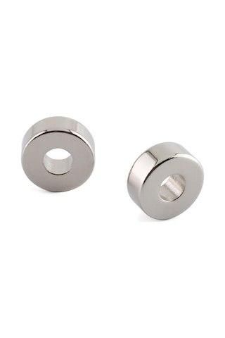 Ø15x5x5 mm - Delikli Güçlü Neodyum Mıknatıs (5 Adet Set)