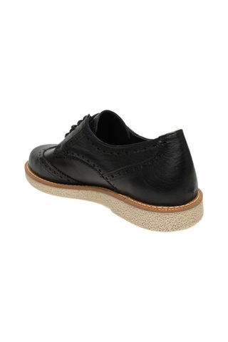 Mammamia D24ya-710 Kadın Deri Oxford Ayakkabı D24YA-710-R7307 Siyah