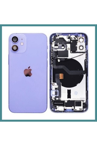 Trendexa Apple iPhone Uyumlu 12 Uyumlu Full Dolu Kasa Mor Mac