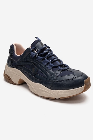 Luvishoes Letty Lacivert Baskı Scuba Kadın Spor Ayakkabı Lacivert