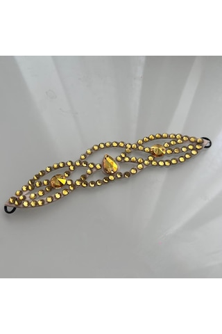 Kristal Taşlı El Yapımı Jimnastik & Dans Yarışma Tokası Saç Aksesuarı Karışık (Çok Renkli) 62025402
