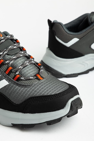 Dilimler Ayakkabı Erkek Treking Spor Ayakkabı Siyah Gri İthal Bağcıklı-4555 GRİ