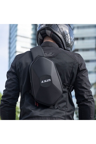 Ls2 Shield 4l Omuz Çantası 4 Litre Siyah