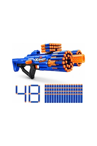 X-shot Insanity Berzerko 68 Cm Sünger Dart Atan Oyuncak Silah - 48 Mermili