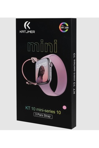 Katjmer Kt10 Mini Series 10 3 Kordon Akıllı Saat (Distribütör Garantili)