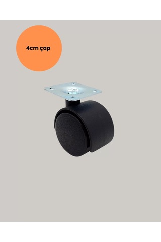 Hepsi Kilitsiz 4 Cm Tekerlek Ayak 4 Lü Set Sessiz Ve Dayanıklı Najmaddin Diğer