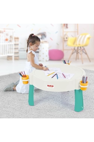 Dolu Su Ve Kum Aktivite Masası Yeşil 2670 Açık Bej