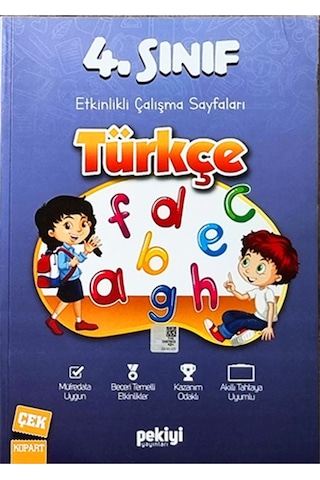 4.sınıf Etkinlikli Çalışma Seti 5 Kitap Toplam 792 Sayfa