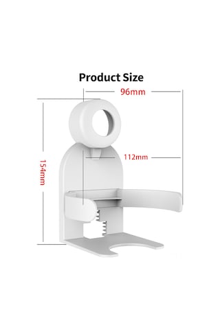 Vkemall Google Nest Wifi 2. Nesil Ac2200 İçin Beyaz Router Tutucu - Kabloları Gizle, Kolay Kurulum, Abs Malzeme, Zırhlı Ve Çizik Dayanıklı