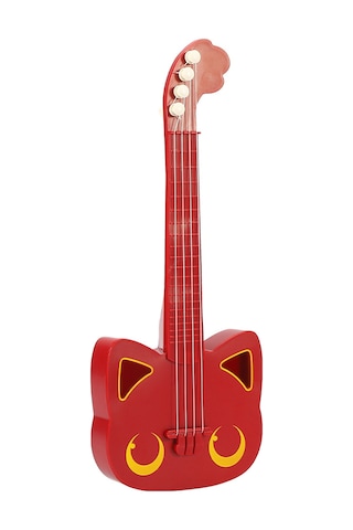 Yaozixa Küçük Çocuklar İçin Abs Mat Kırmızı Ukulele Gitarı - Müzik Enstrümanı