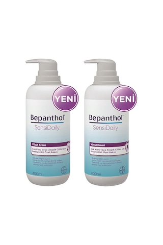 Bepanthol Sensidaily Pompalı Vücut Kremi 2 x 400 ML