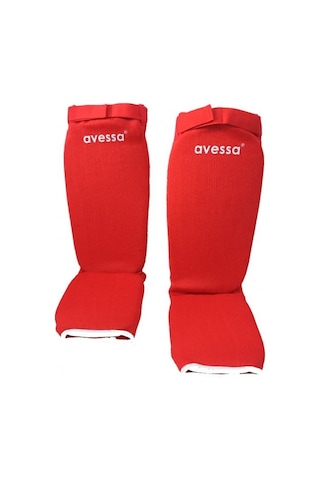 Delux Serisi Rsg-200-s Muaytai Ayak Kaval Koruyucu Kırmızı Eğitim Unisex Kalkan
