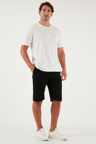 Buratti Pamuklu Regular Fit Normal Bel Belden Bağlamalı Erkek Short 5908021 Siyah