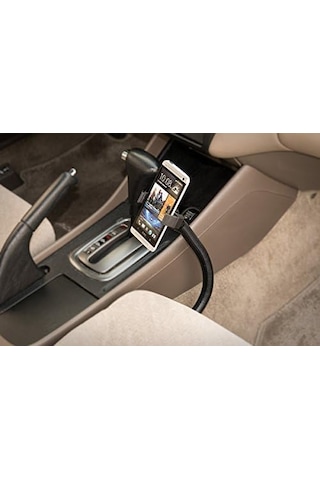 Arkon 7 6s 6 Plus 7 6s 6 5s Galaxy S7 S6 Galaxy 5 İçin Araç Tutucu, Siyah