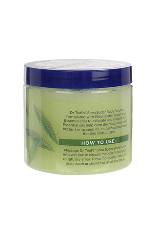 Teal's Shea Sugar Scrub Hemp Seed Oil Vücut Şeker Peeling 538gr