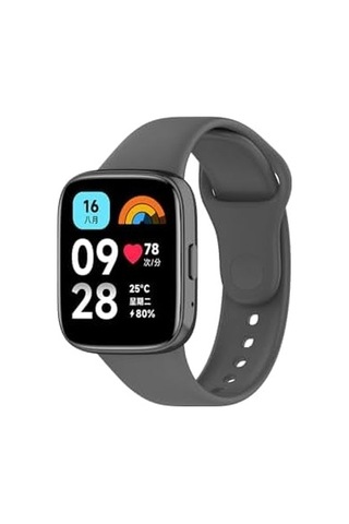 Psr Aksesuar Koyu Gri Active Klasik Zore Kordon-koyu Gri Xiaomi Redmi Watch 3 Active İle Uyumlu