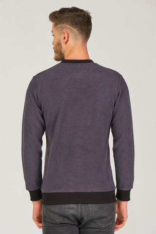 V4004 Dewberry Erkek Sweatshırt-antrasit Antrasit