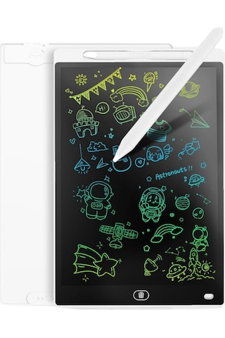 Lcd Yazı Tahtası 8.5 İnç Eğlenceli Ve Eğitici Tablet Beyaz