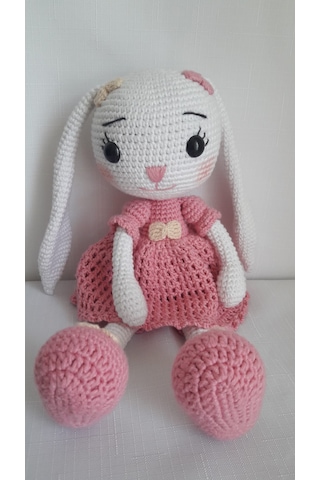 Amigurumi Pembe Tavşan Oyuncak