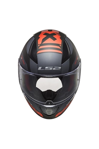 LS2 Rapid Xtreet Kask Kırmızı - Mat Siyah