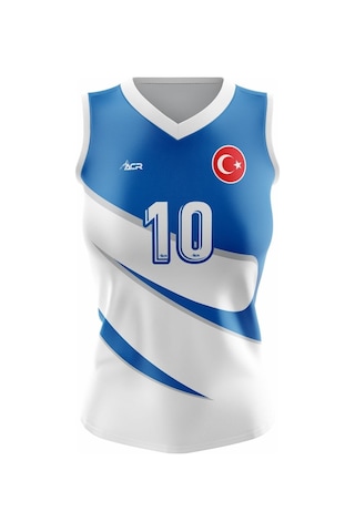 Acr Giyim Voleybol Forması Star Model - Kişiye Özel İsim Ve Numara Yazılabilir, Dijital Baskı Tasarım Tek Üst Pembe