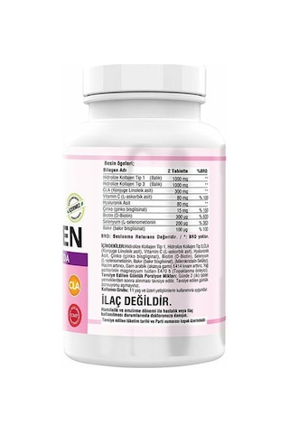 Ncs Balık Kollajen Type 1-3 180 Tablet