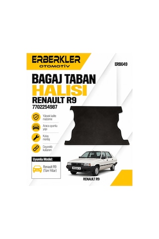 Renault R9 Bagaj Taban Halısı 7702254987 - Erb1449 Renault R9 Bagaj Taban Halısı 7702254987 - Erb1449
